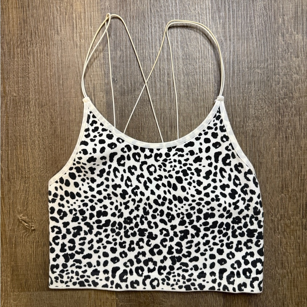 No Boundaries Leopard Print Top